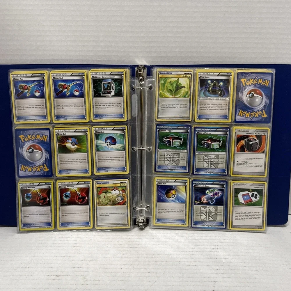 Pokemon Binder Lot Collection Of 185 Cards Illustration Rares Full Arts, Basics